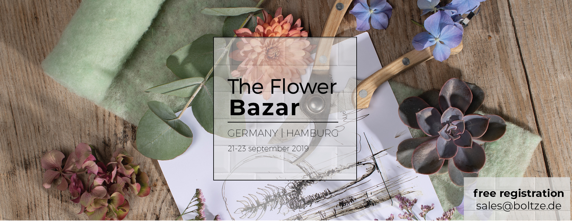 The Flower Bazar @Boltze 2019