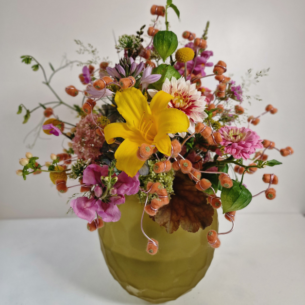 Workpiece: Summer bouquet with effect